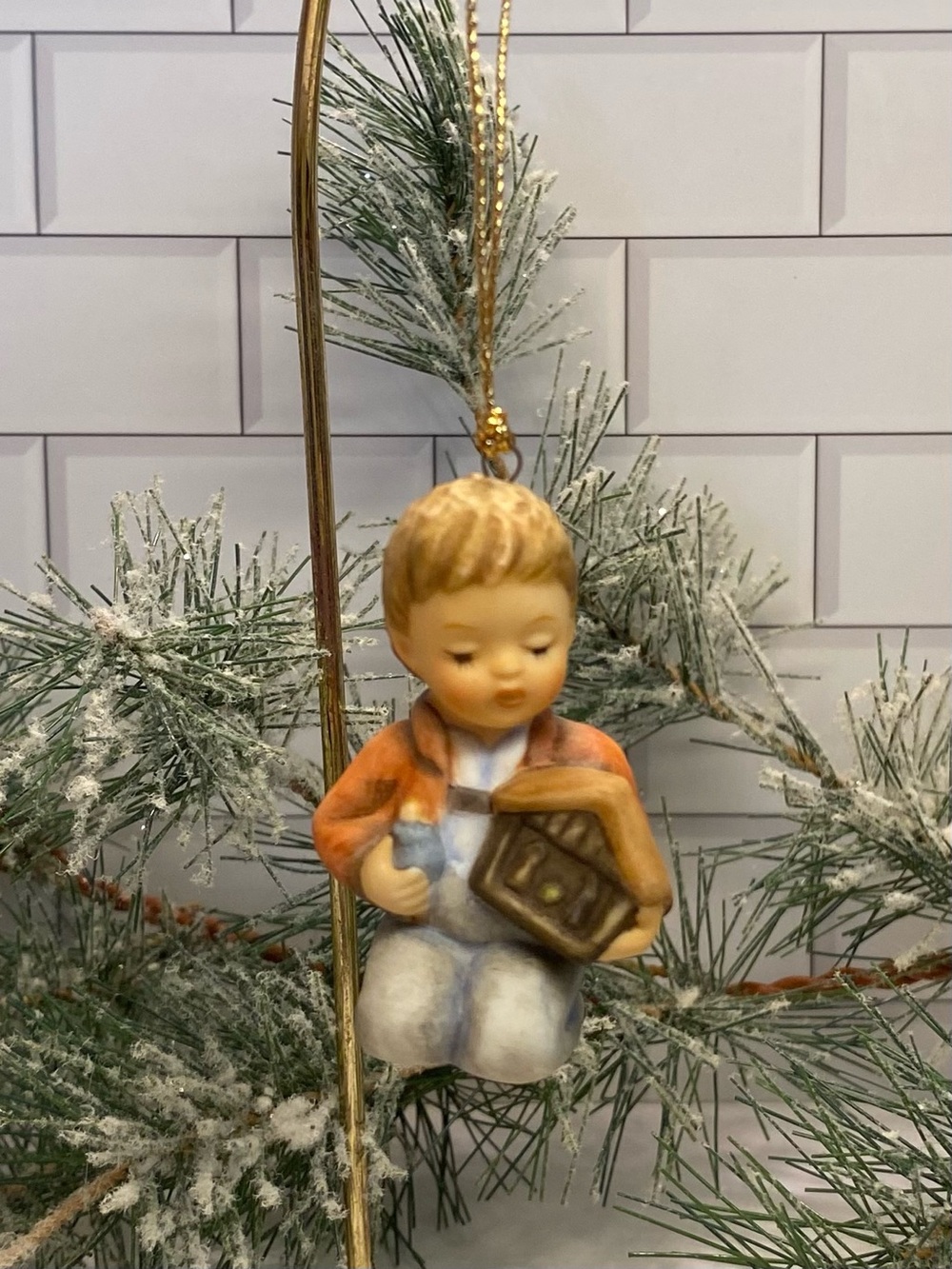 “My First Nativity” Porcelain A Berta Hummel Christmas Collectible Ornament